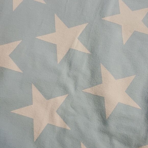 Torrid 0X Light Baby Blue White Stars Biker Shorts - Picture 6 of 8